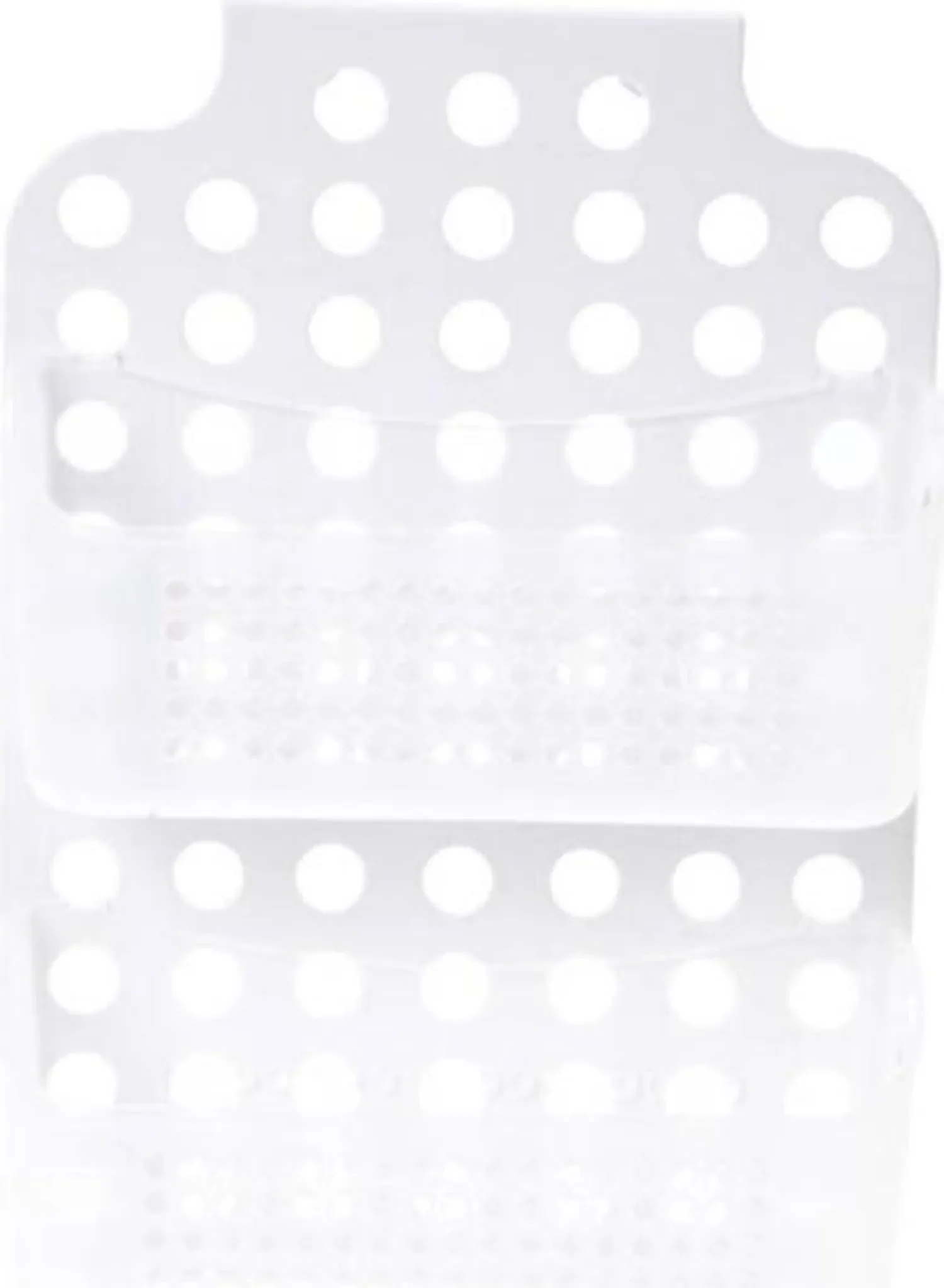 Badezimmer-Organizer aus Polypropylen – Duschregal 35 × 25 × 10 cm, Weiß